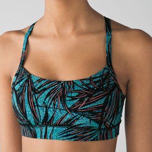 Lululemon Rise and Run Bra Mini Palm Lace